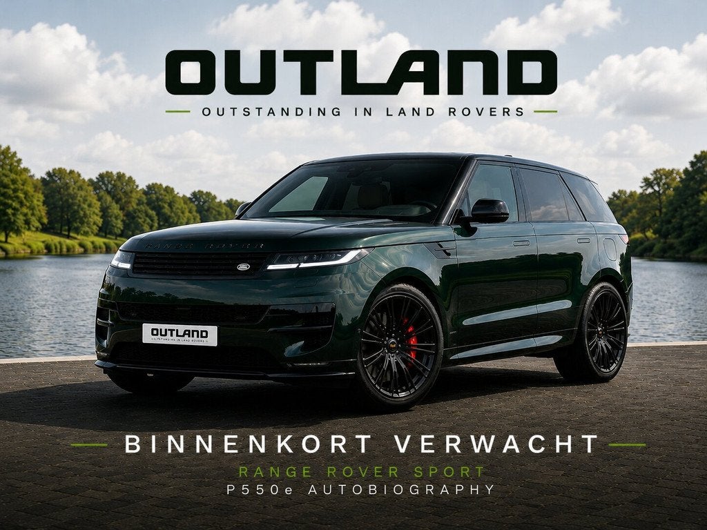 Land Rover Range Rover Sport P550e Autobiography | SV Britis, Gebruikt, Zwart, 3000 kg, Vierwielaandrijving