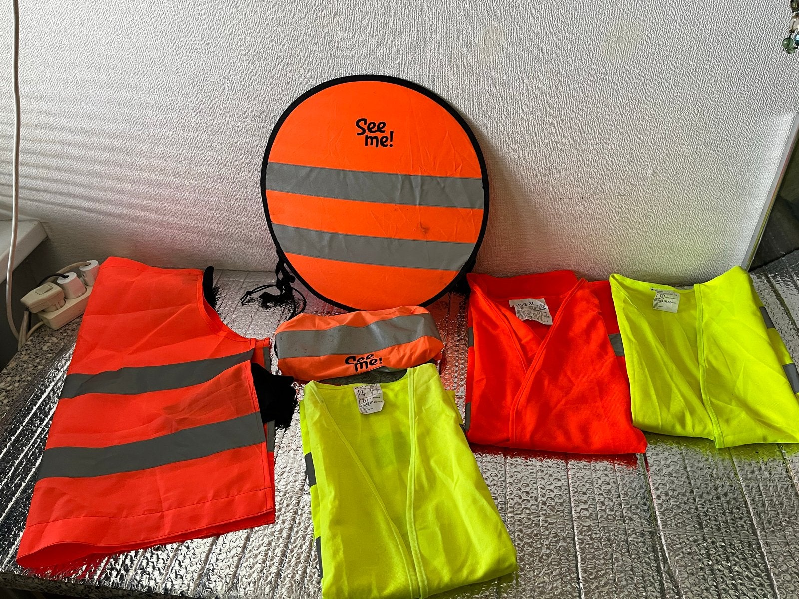 4 Veiligheidshesjes  en meer samen een prijs, Ophalen of Verzenden, Zo goed als nieuw
