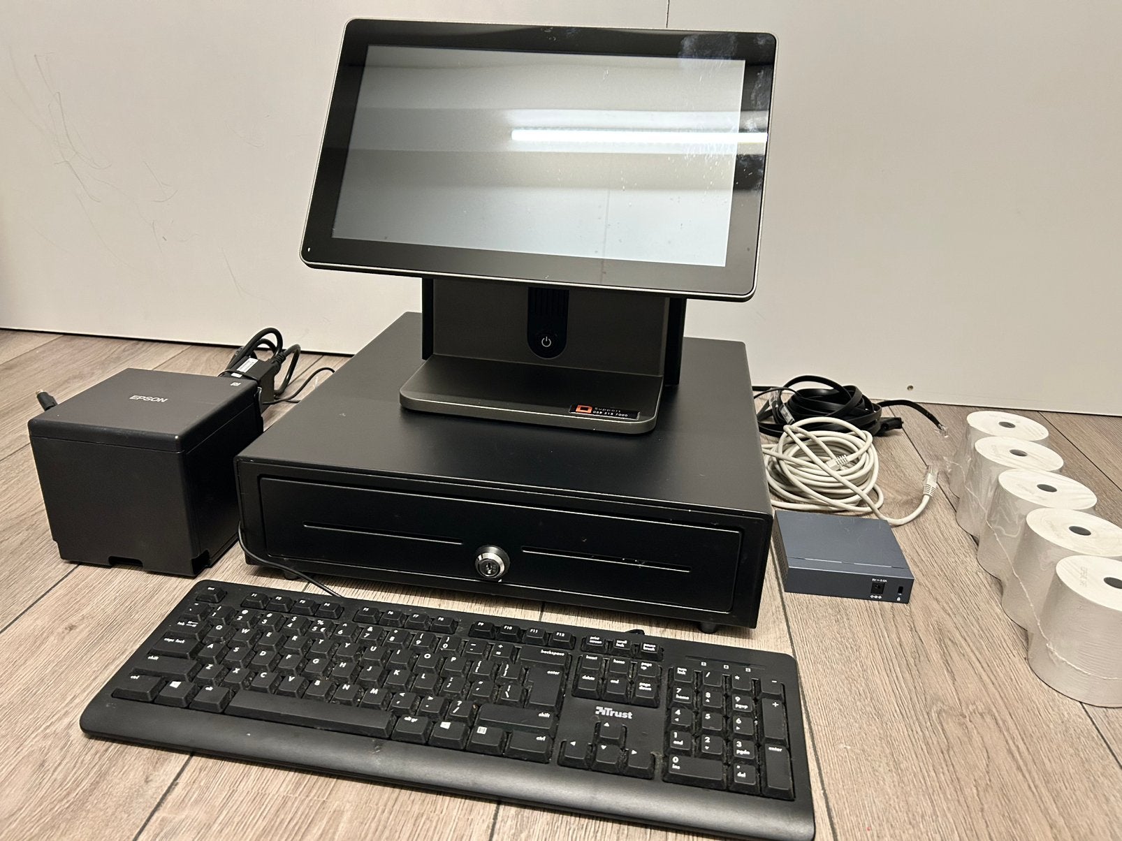 Compleet kassa systeen - extra handheld - pin etc.., Ophalen