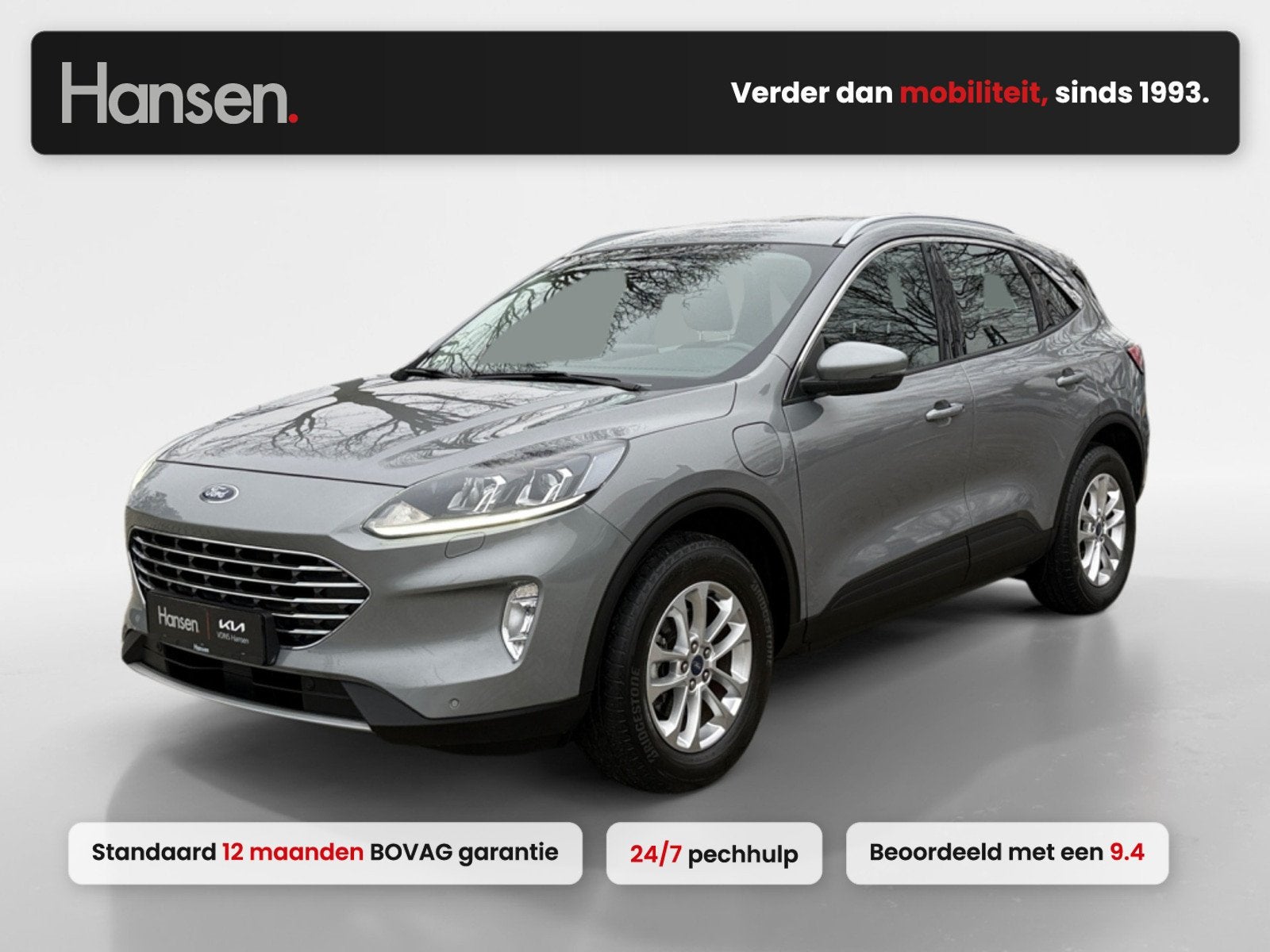 Ford Kuga 2.5 PHEV Titanium I Cruise Control I Winterpakket, Auto's, Gebruikt, Euro 6, 4 cilinders, Plug-in hybride
