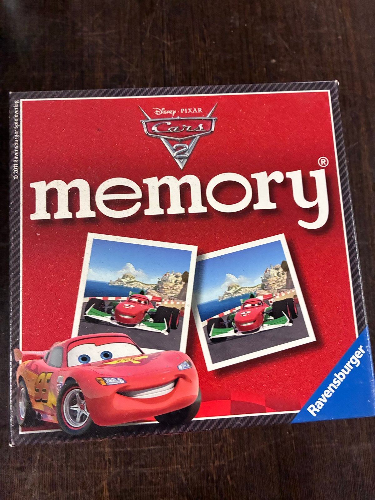 Disney Pixar Cars 2 Memory spel - Ravensburger, Ophalen of Verzenden, Gebruikt