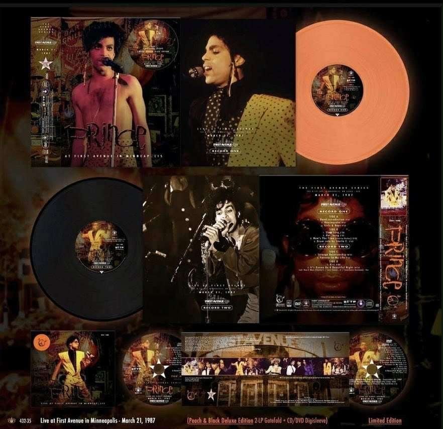 Prince-First Avenue 1987 2LP + CD/ DVD (Peach & Black) RARE, LP, Inclusief obi, 12 inch, Nieuw in verpakking