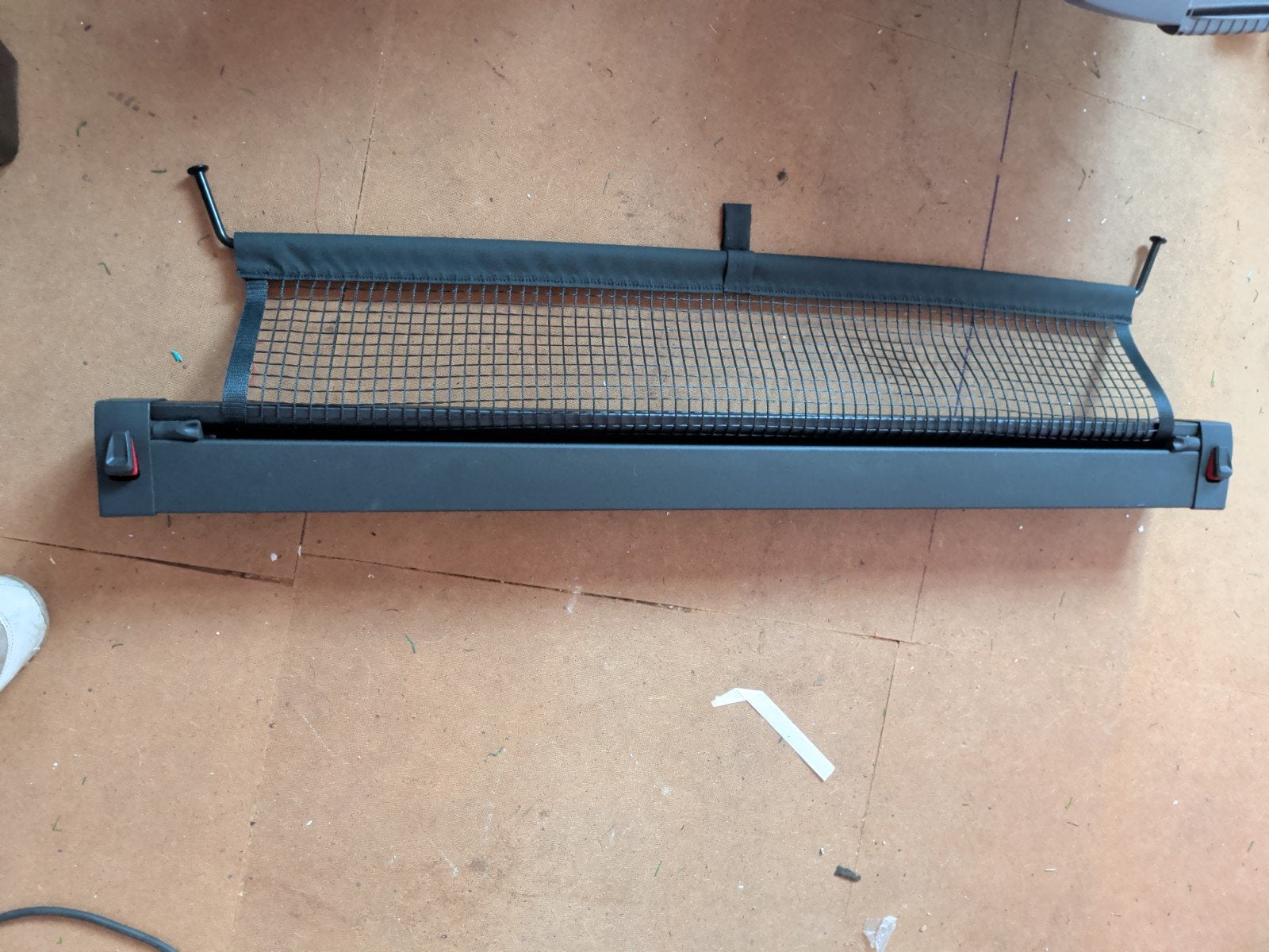 Oprolbare hoedenplank 107 cm breed, Ophalen of Verzenden, Gebruikt