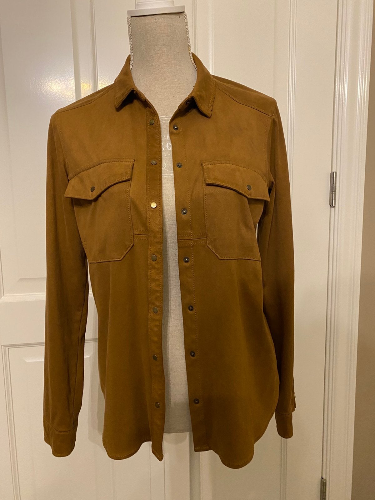 Zgan Dames bloes blouse jas jasje maat S 36 van STRADIVARIUS, Bruin, Ophalen of Verzenden, Zo goed als nieuw, Maat 36 (S)