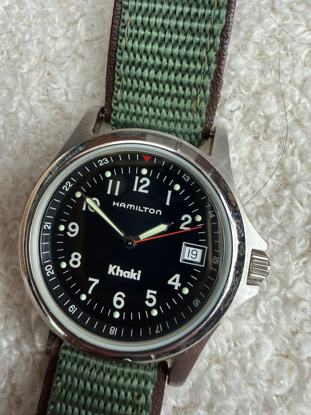 Hamilton Khaki Field, Overige merken, Staal, Polshorloge, Overige materialen