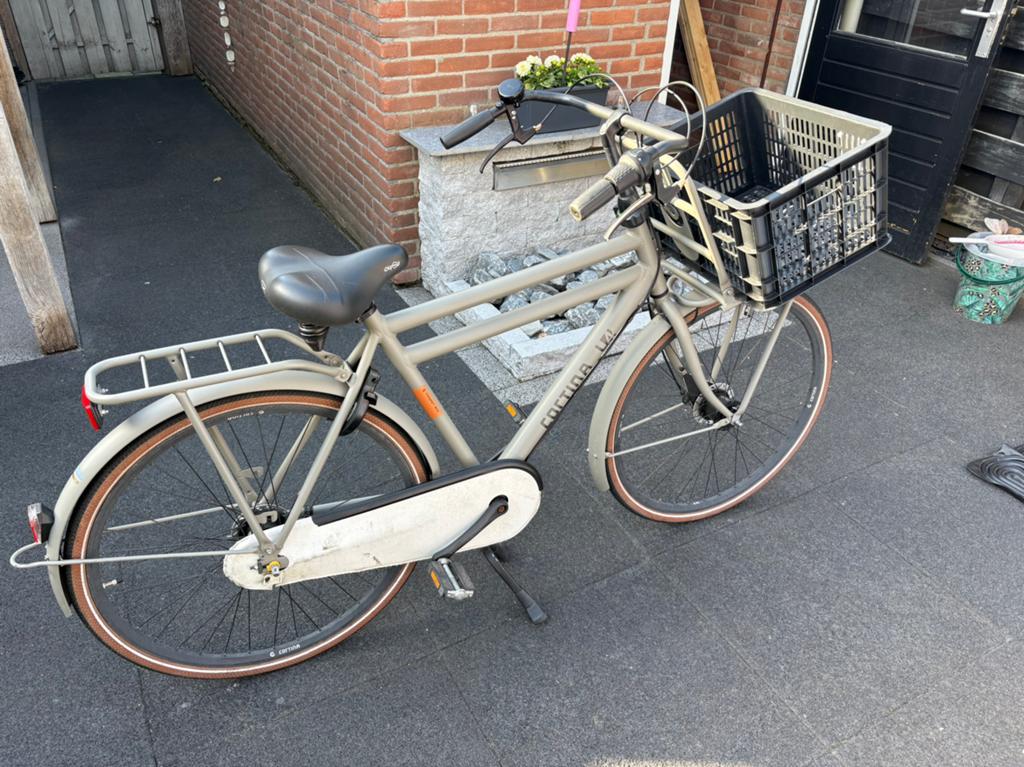 Cortina u4 herenfiets, Fietsen en Brommers, Gebruikt, Versnellingen, 53 tot 57 cm, Ophalen