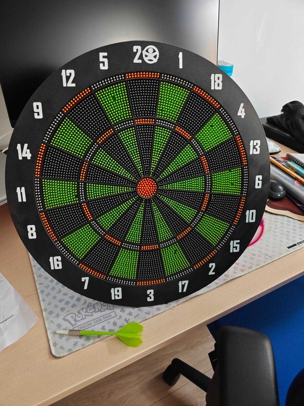 kinder dartbord, Sport en Fitness, Darts, Ophalen, Zo goed als nieuw, Dartbord