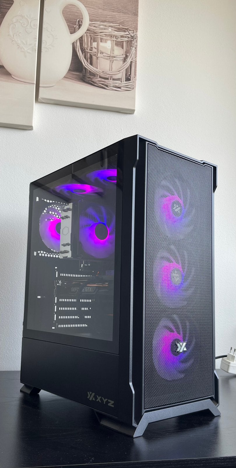 Game PC Ryzen 5 2600X GTX 1660 Super 16GB DDR4 SSD Win 11, Computers en Software, Desktop Pc's, Ophalen, Zo goed als nieuw, Gaming
