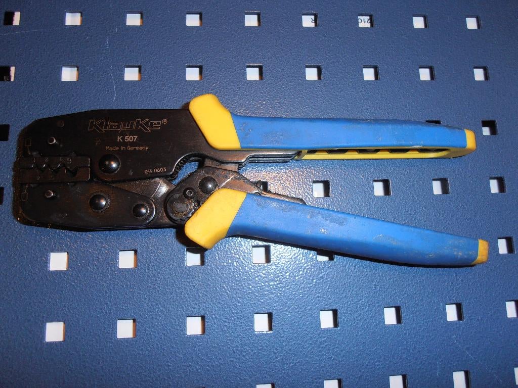 Klauke K507 kabelschoen perstang 1mm2 t/m 6mm2., Ophalen of Verzenden, Gebruikt