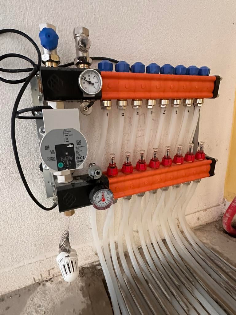 Vloerverwarming frezen