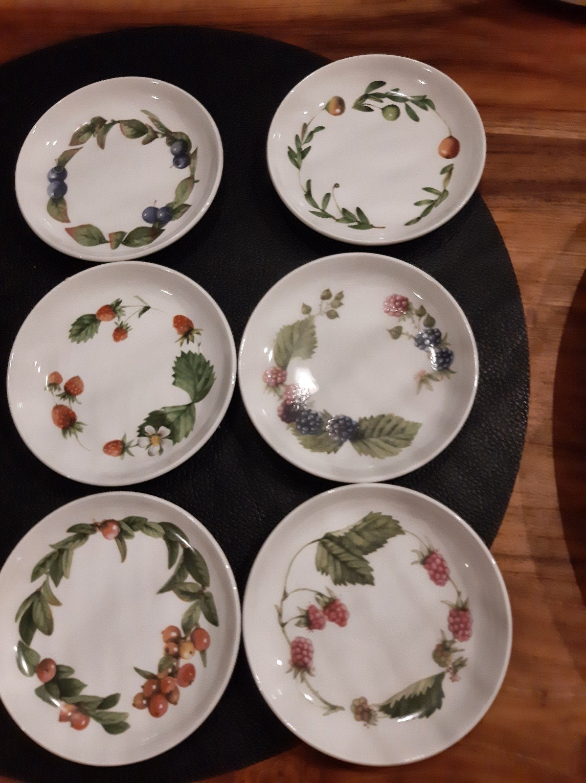 6 bonbon  schaaltjes marjolein bastin bosvruchten, Ophalen of Verzenden, Porselein, Overige stijlen, Schaal of Schalen