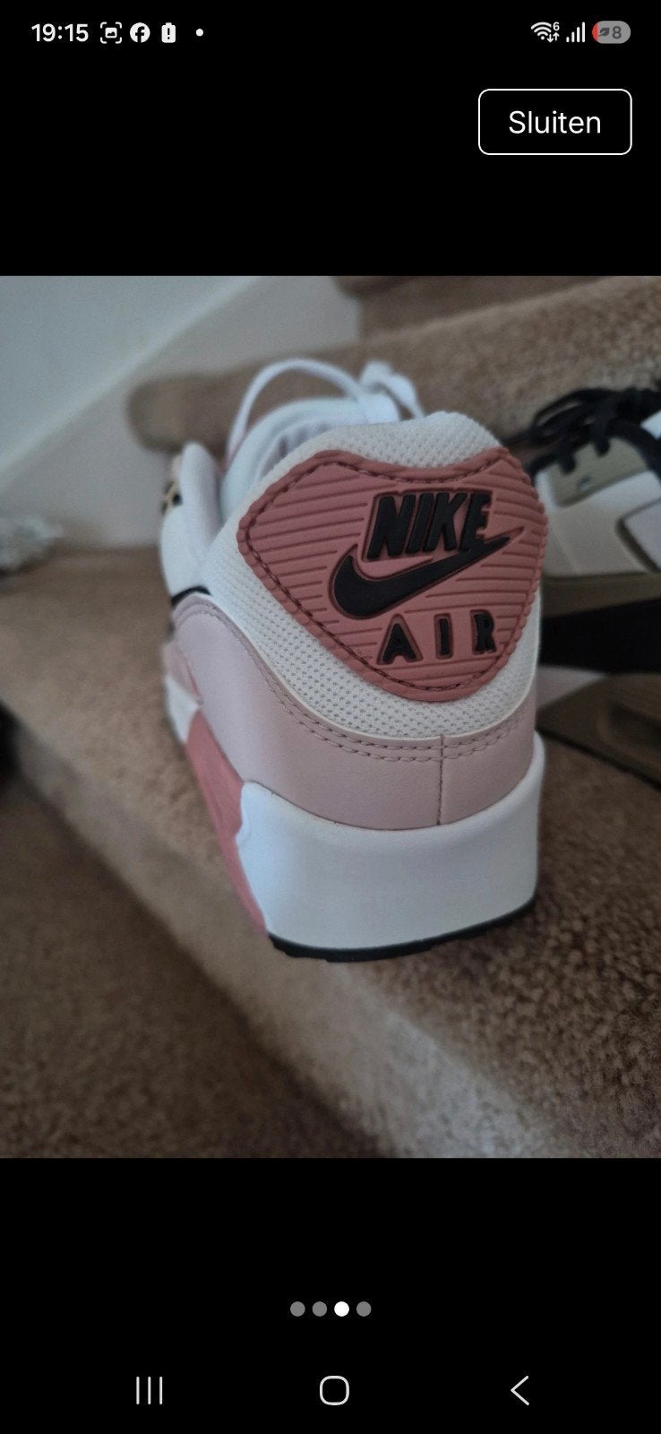 Nike Air Max 90 Roze Panterprint Sneakers, Nieuw, Ophalen of Verzenden, Sneakers of Gympen, Roze