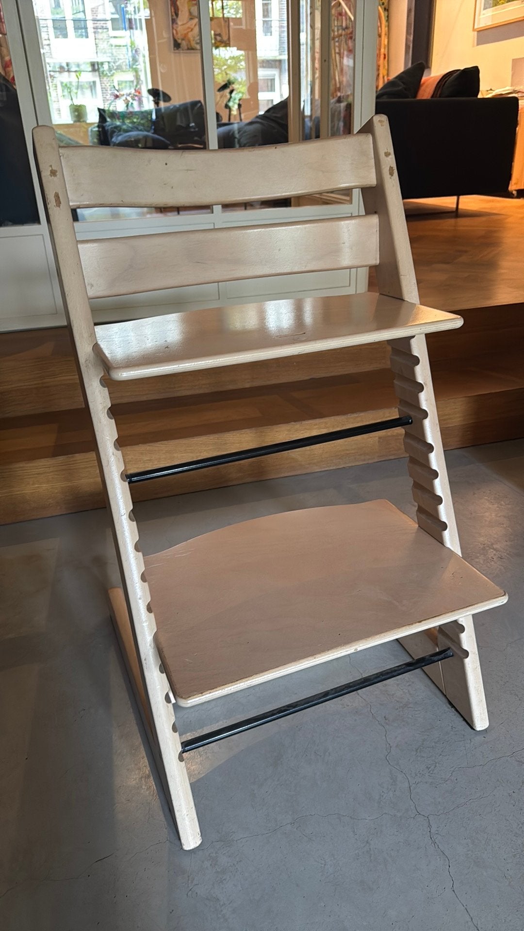 Stokke stoel, Ophalen, Gebruikt, Meegroeistoel