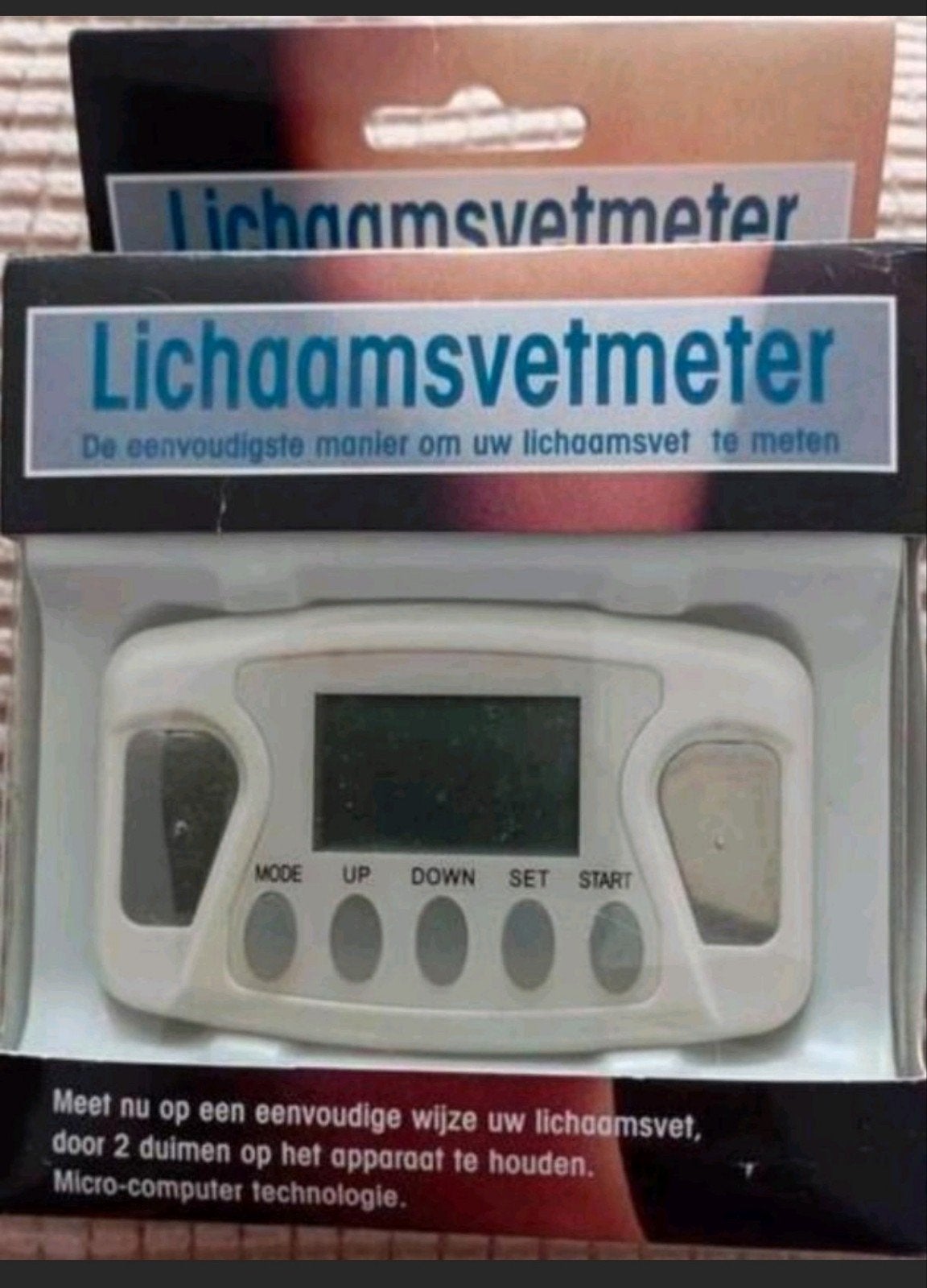 Lichaams vet meter ongebruikt en nog in de verpakking, Ophalen of Verzenden, Nieuw