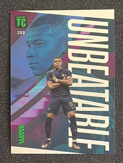 Panini Top Class 2024    UNBEATABLE    MBAPPÉ     FRANCE, Verzenden, Zo goed als nieuw, Plaatje