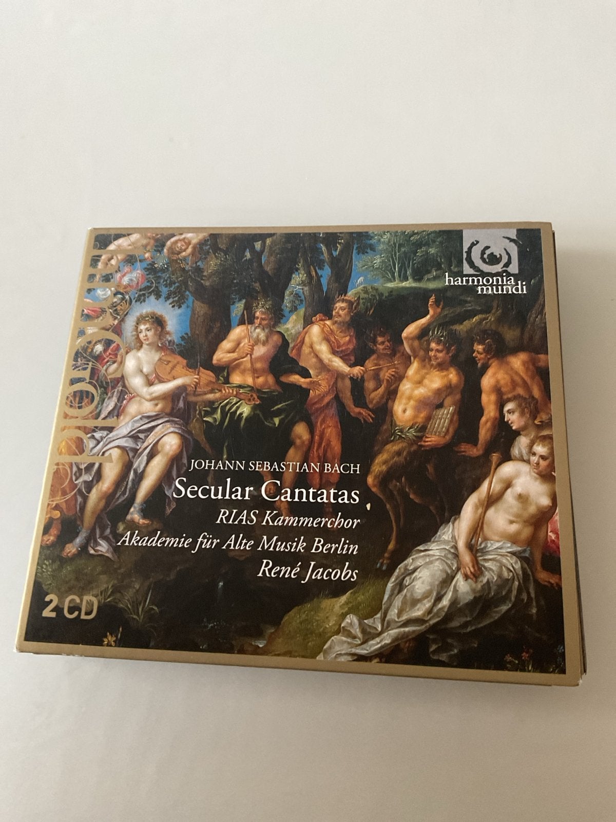Bach: Secular Cantatas - RIAS Kammerchor, Jacobs (2CD), Boxset, Ophalen of Verzenden, Zo goed als nieuw, Inclusief boekje