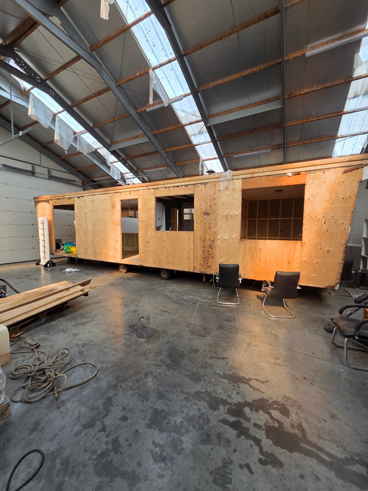 Tiny House/Pipowagen in aanbouw - Perfect project!, Tot en met 2, Particulier, 2000 kg en meer, Overige