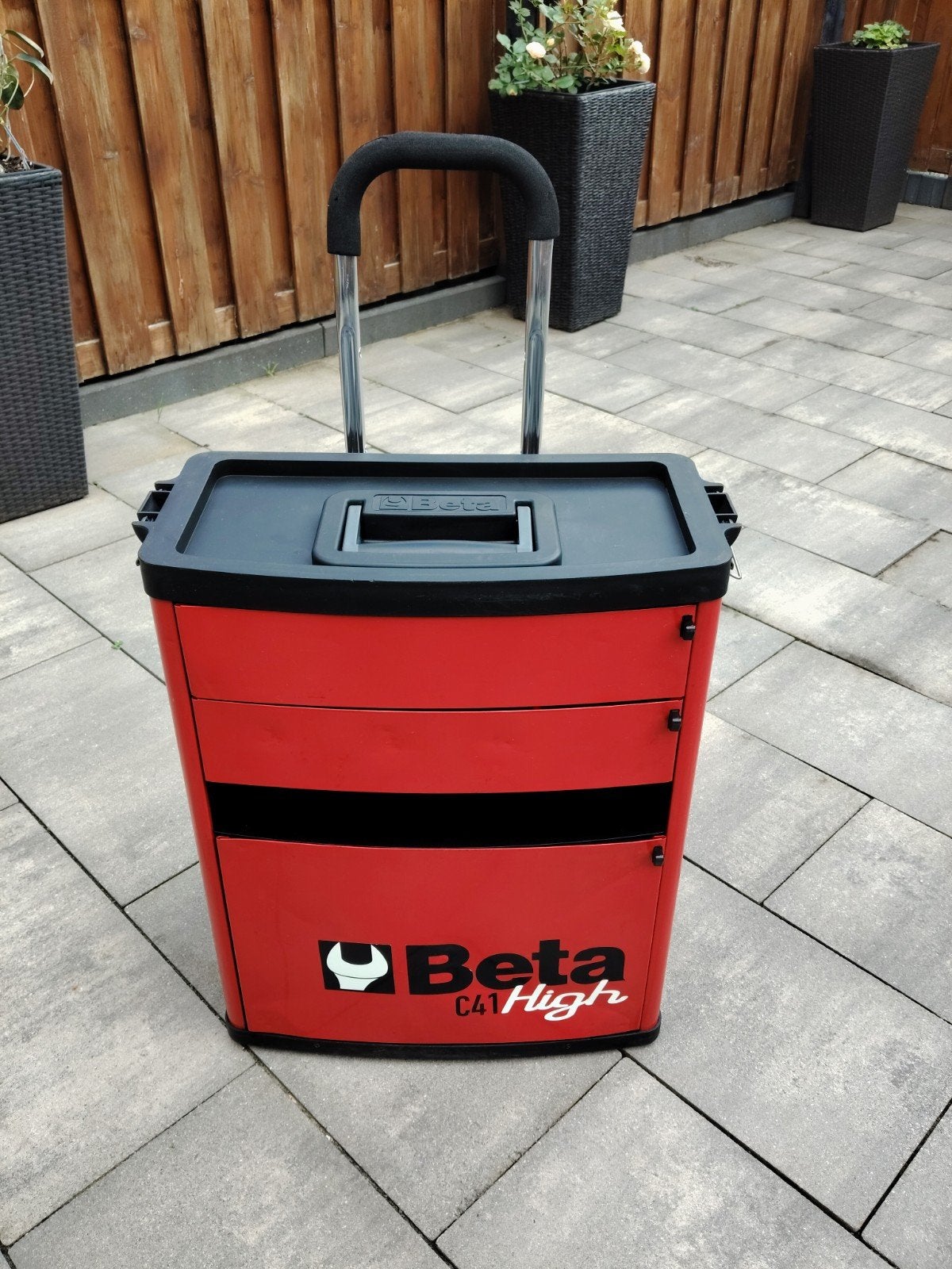 beta gereedschapstrolley, Ophalen