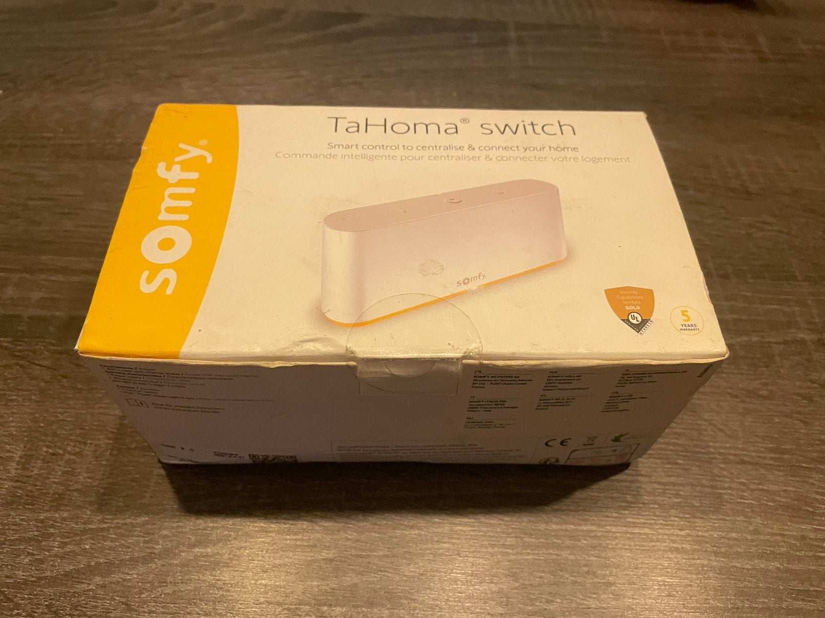 Somfy Tahoma Switch Nieuw!!, Ophalen of Verzenden, Nieuw, Wit, Minder dan 100 cm