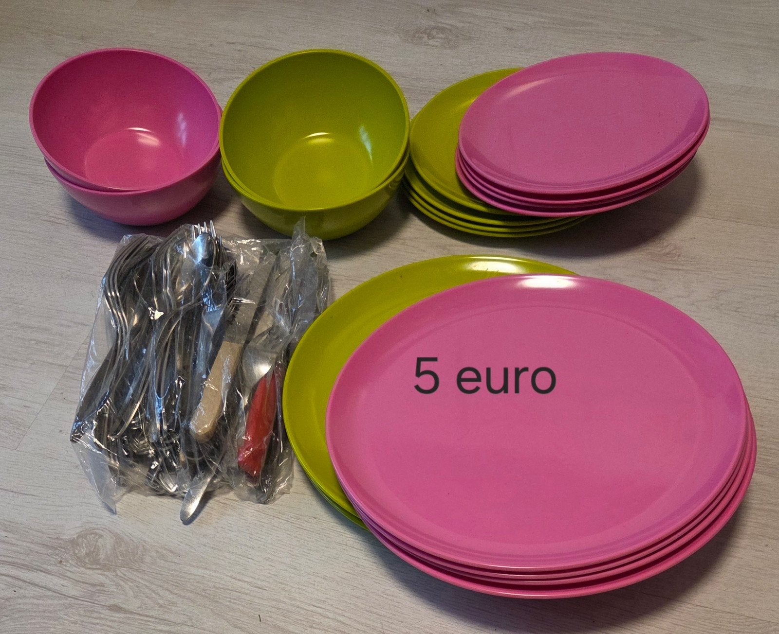 Diverse campingaccessoires, Ophalen