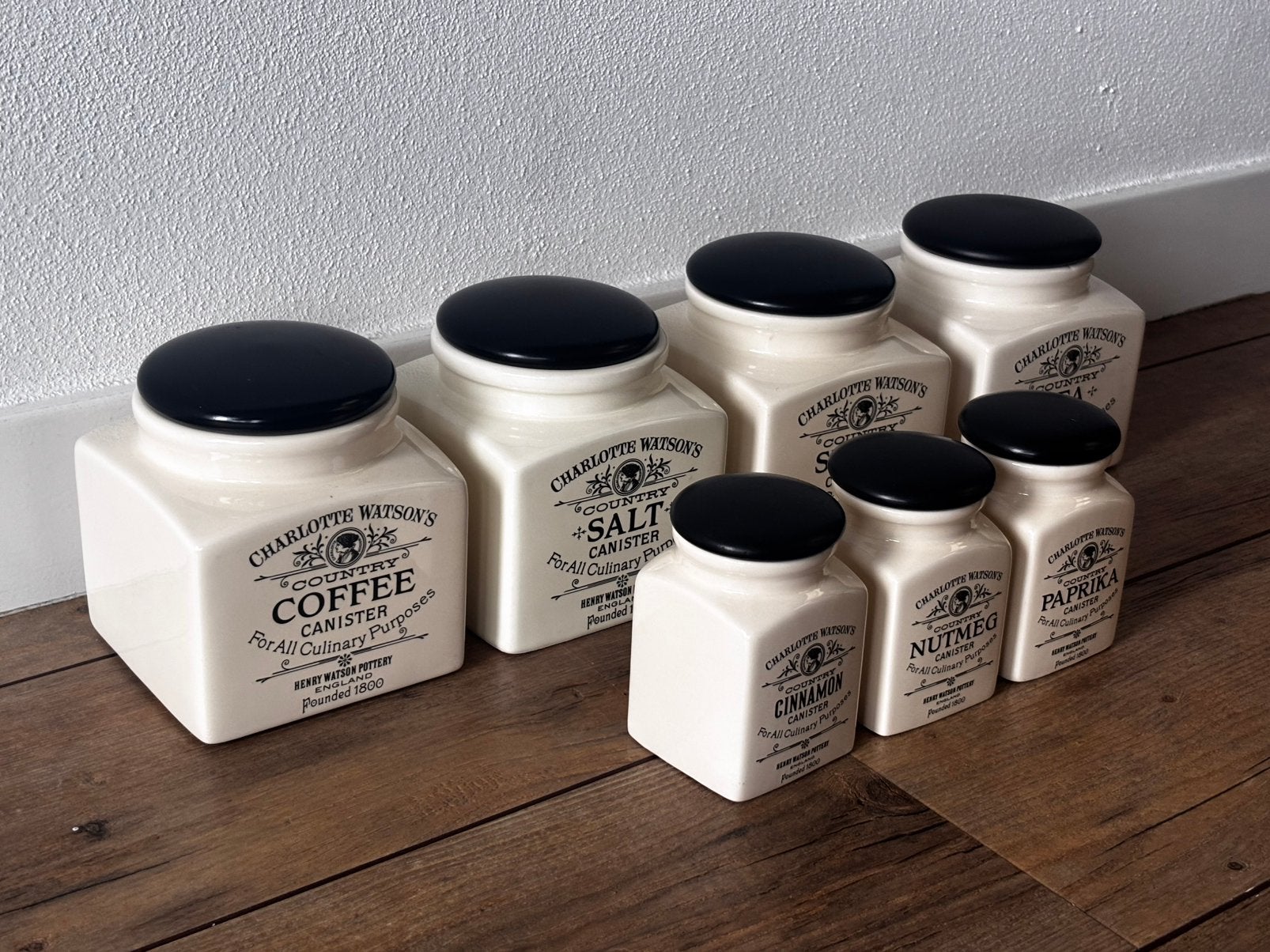 Henry Watson Pottery - Kruidenpotten, Met deksel, Overige typen, Ophalen of Verzenden, Zo goed als nieuw