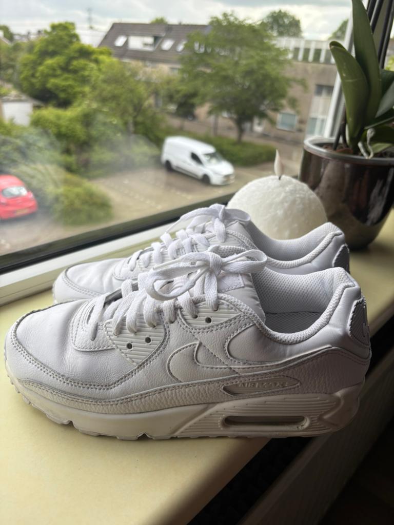 Witte leren Air max nike 41, Ophalen of Verzenden, Wit