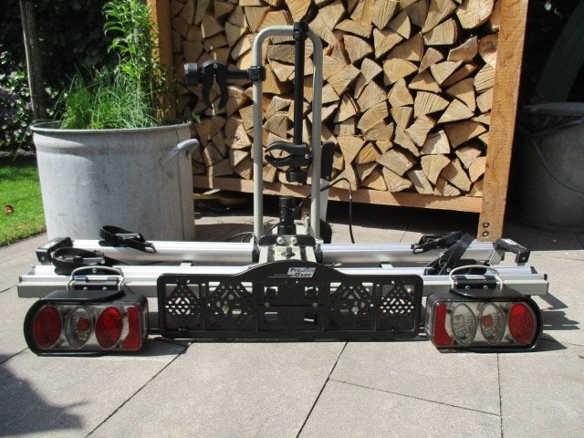 fietsendrager voor 2 elektrische fietsen Pro user diamant, Auto diversen, Fietsendragers, Gebruikt, Trekhaakdrager, 2 fietsen