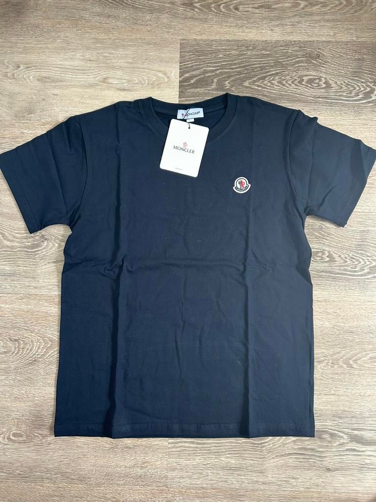 Moncler t shirt, Maat S, M, Ophalen of Verzenden, Zo goed als nieuw, Zwart