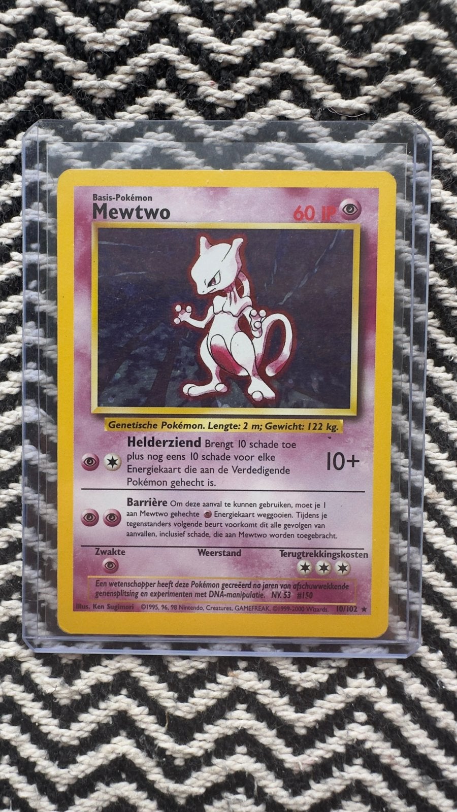 Mewtwo 10/102 (Nederlands), Ophalen of Verzenden, Zo goed als nieuw