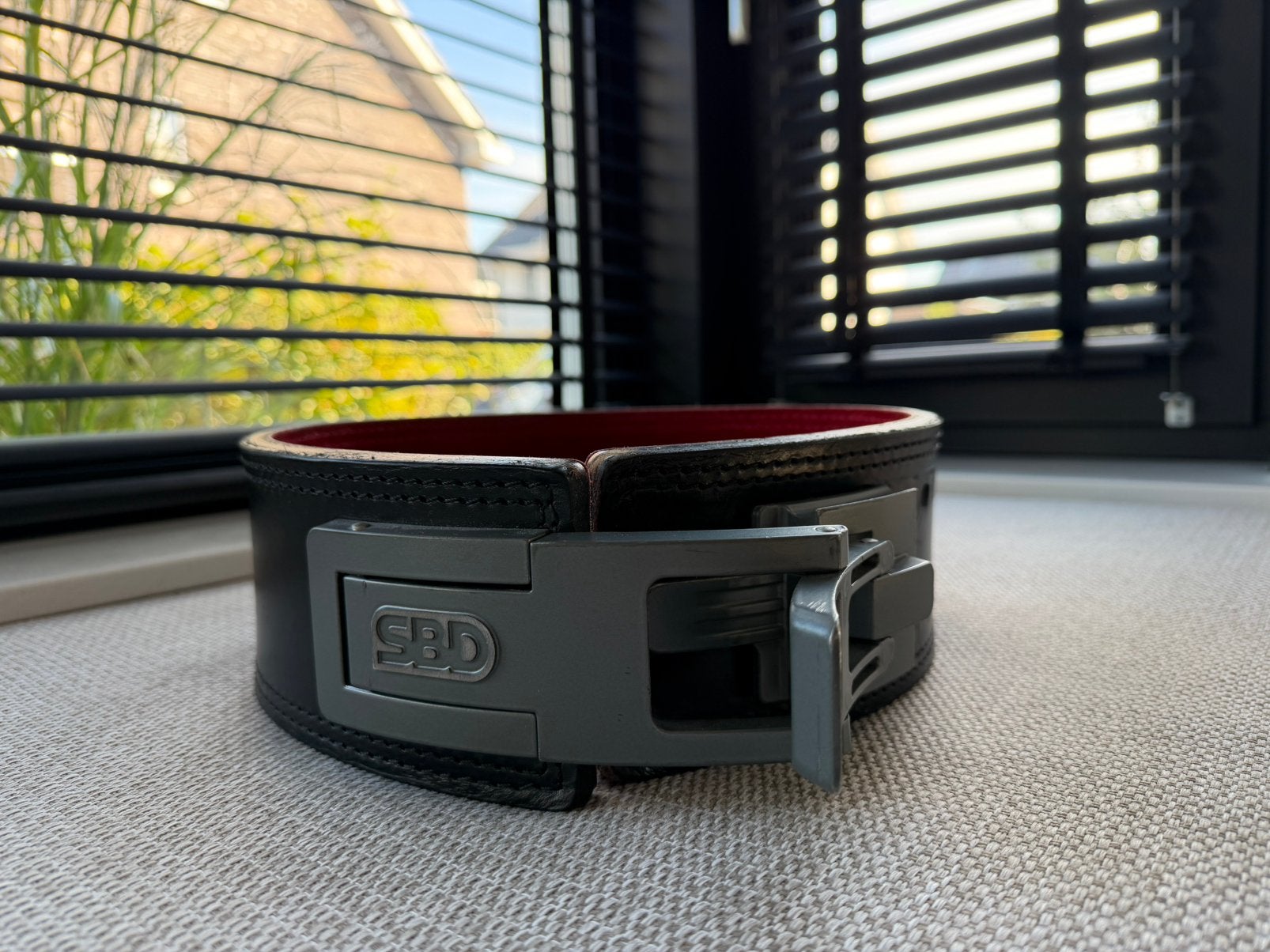 SBD Powerlifting Belt - Maat S, Ophalen of Verzenden, Zo goed als nieuw, Benen, Halterriem