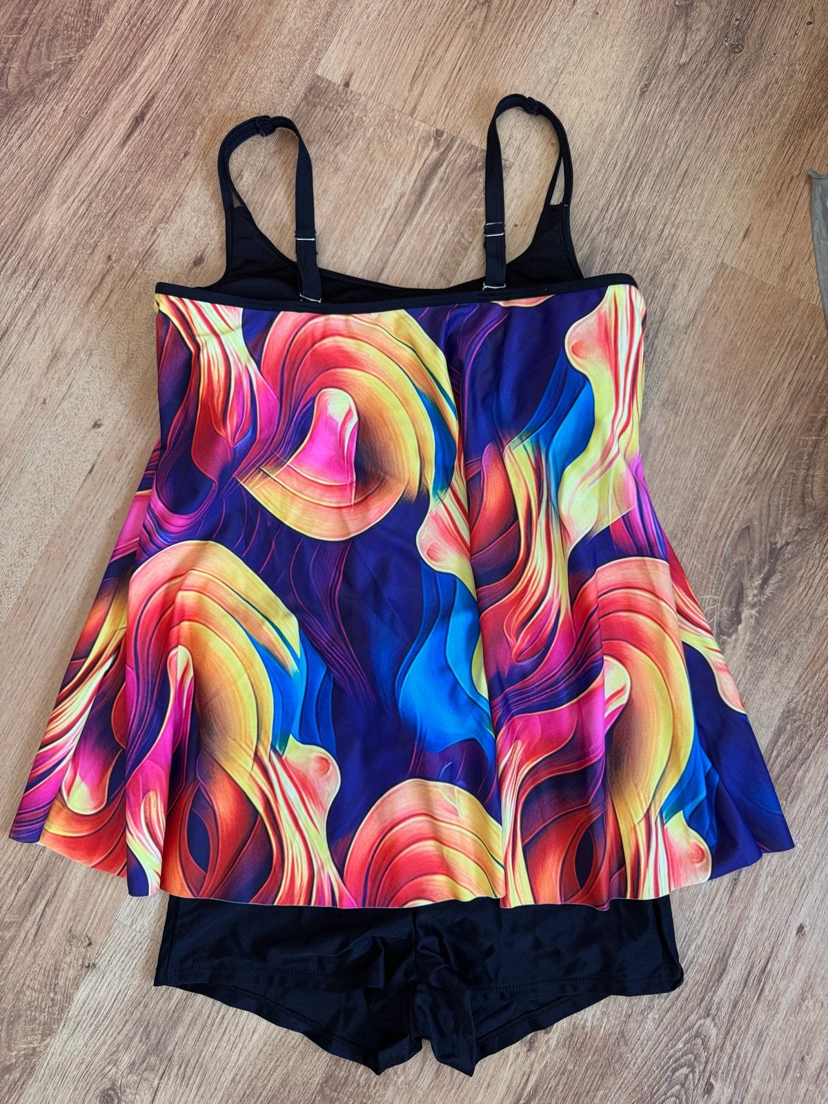 Badpak/Tankini met Abstract  kleurrijk Patroon, Kleding | Dames, Ophalen of Verzenden, Nieuw, Overige kleuren, Overige typen
