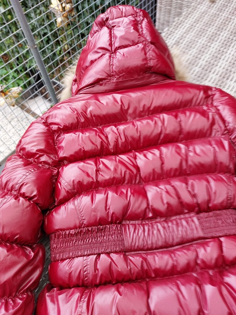 Gewatteerde  dames jas, Ophalen, Maat 46/48 (XL) of groter, Rood, Onbekend