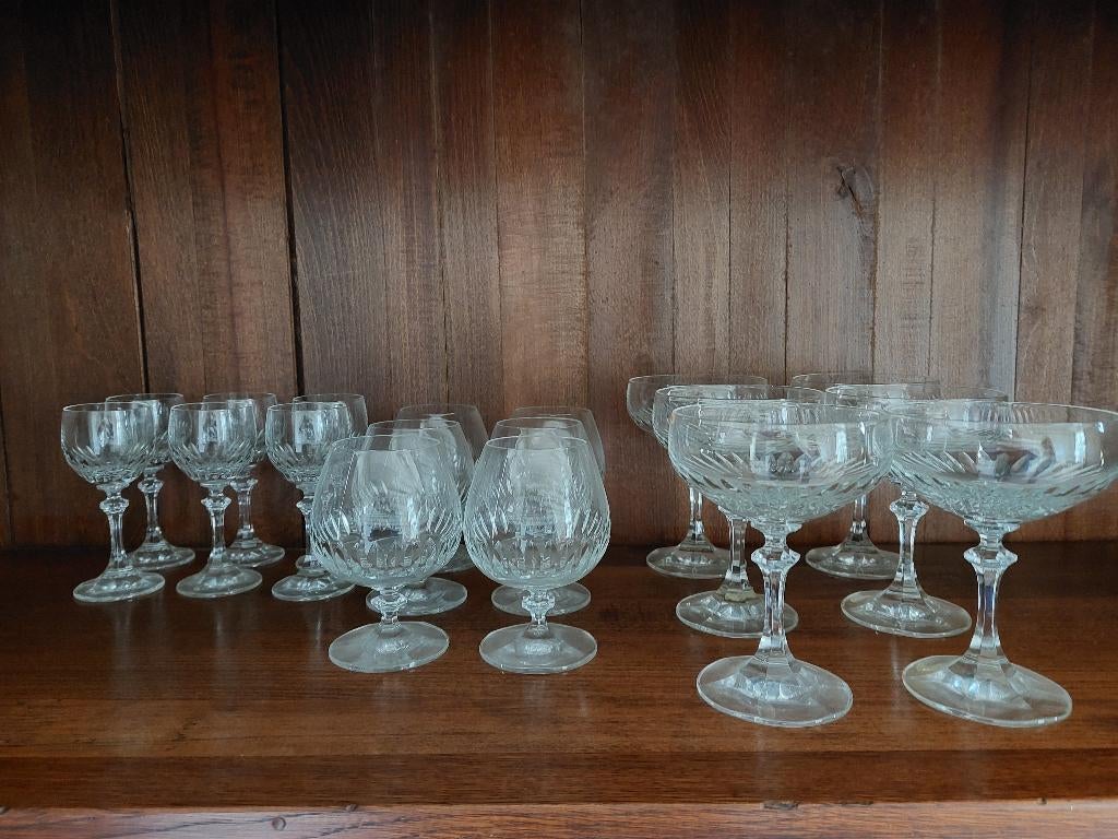 Kristallen glazen Schott Zwiesel Gardone, Antiek en Kunst, Ophalen