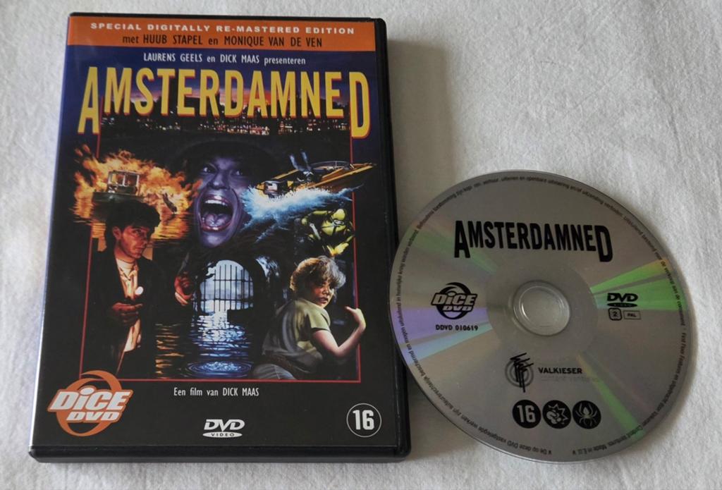 Dick Maas Amsterdamned Dvd NL Horror, Vanaf 16 jaar, Ophalen of Verzenden, Zo goed als nieuw