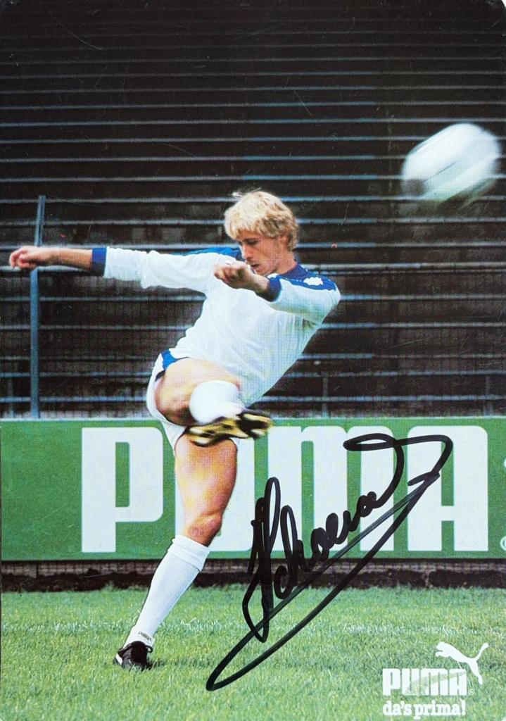 Spelerskaart Dick Schoenaker - AFC Ajax Amsterdam, Ophalen of Verzenden, Zo goed als nieuw, Ajax, Spelerskaart
