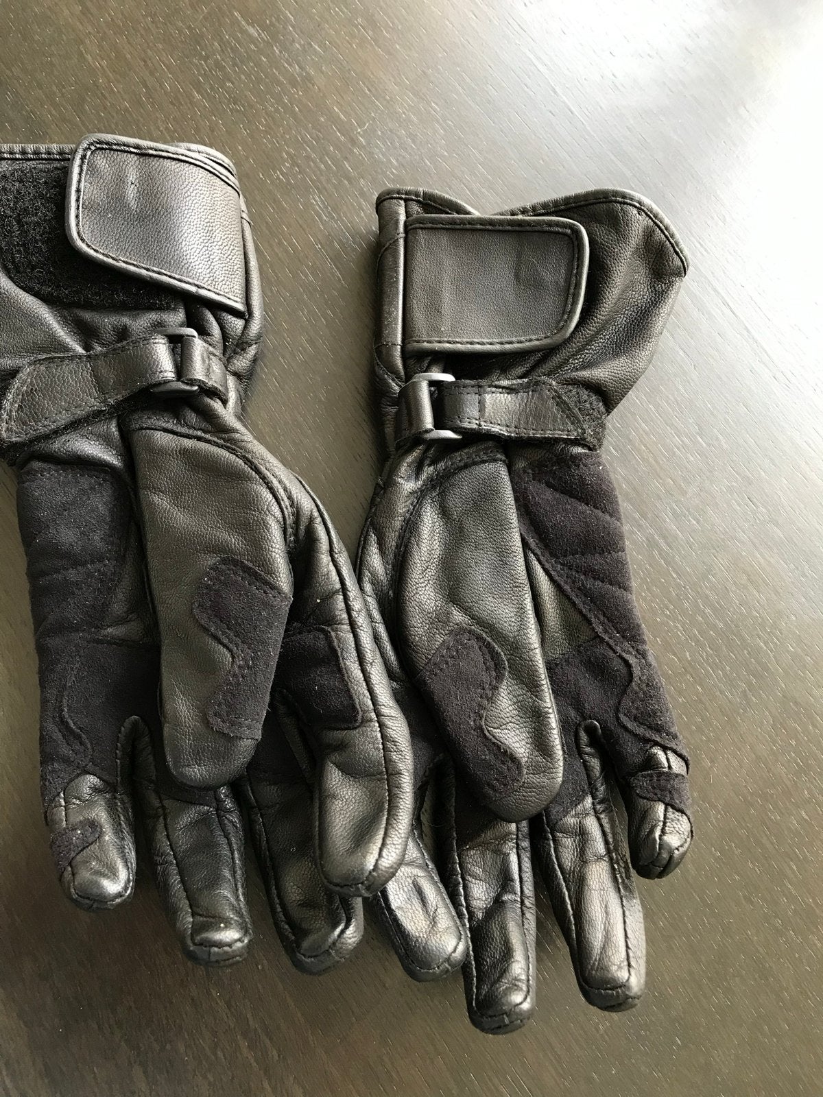 IXS leren motorhandschoenen - Maat D/5-nieuwstaat, Verzenden, Tweedehands, Dames, Handschoenen