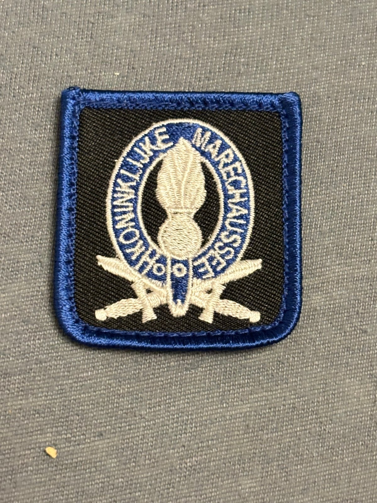 5x5 borst embleem kmar huidig model, Verzenden, Marechaussee, Nederland, Embleem of Badge