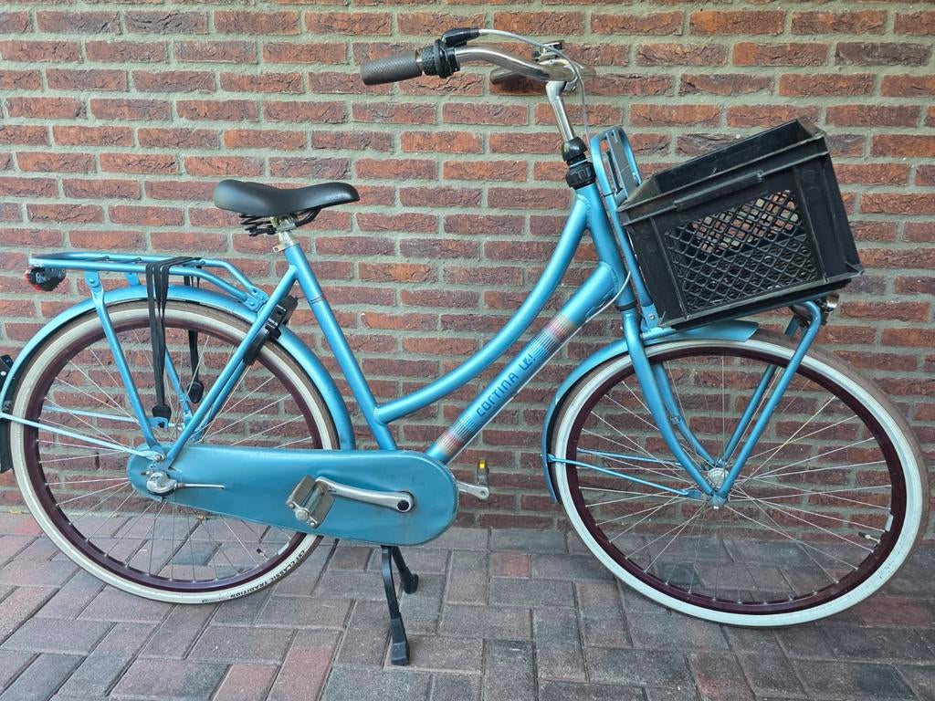Damesfiets cortina 4U 28 inch 3v, Fietsen en Brommers, Fietsen | Dames | Omafietsen, Ophalen, Terugtraprem, Cortina U4 transportfiets