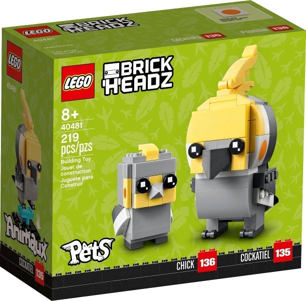 Lego Brickheadz Pets 40481 Cockatiel & Chick (NIEUW), BrickHeadz, Nieuw, Ophalen of Verzenden, Complete set