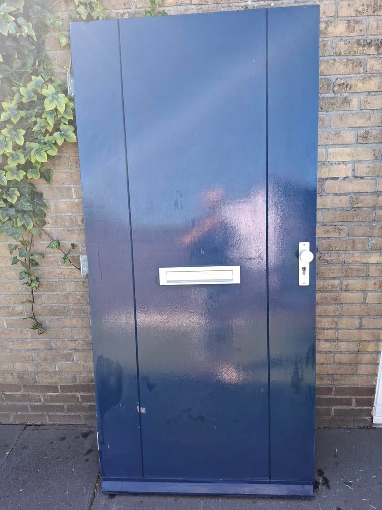 Voordeur, Doe-het-zelf en Verbouw, Deuren en Horren, Ophalen, Gebruikt, Buitendeur, 200 tot 215 cm
