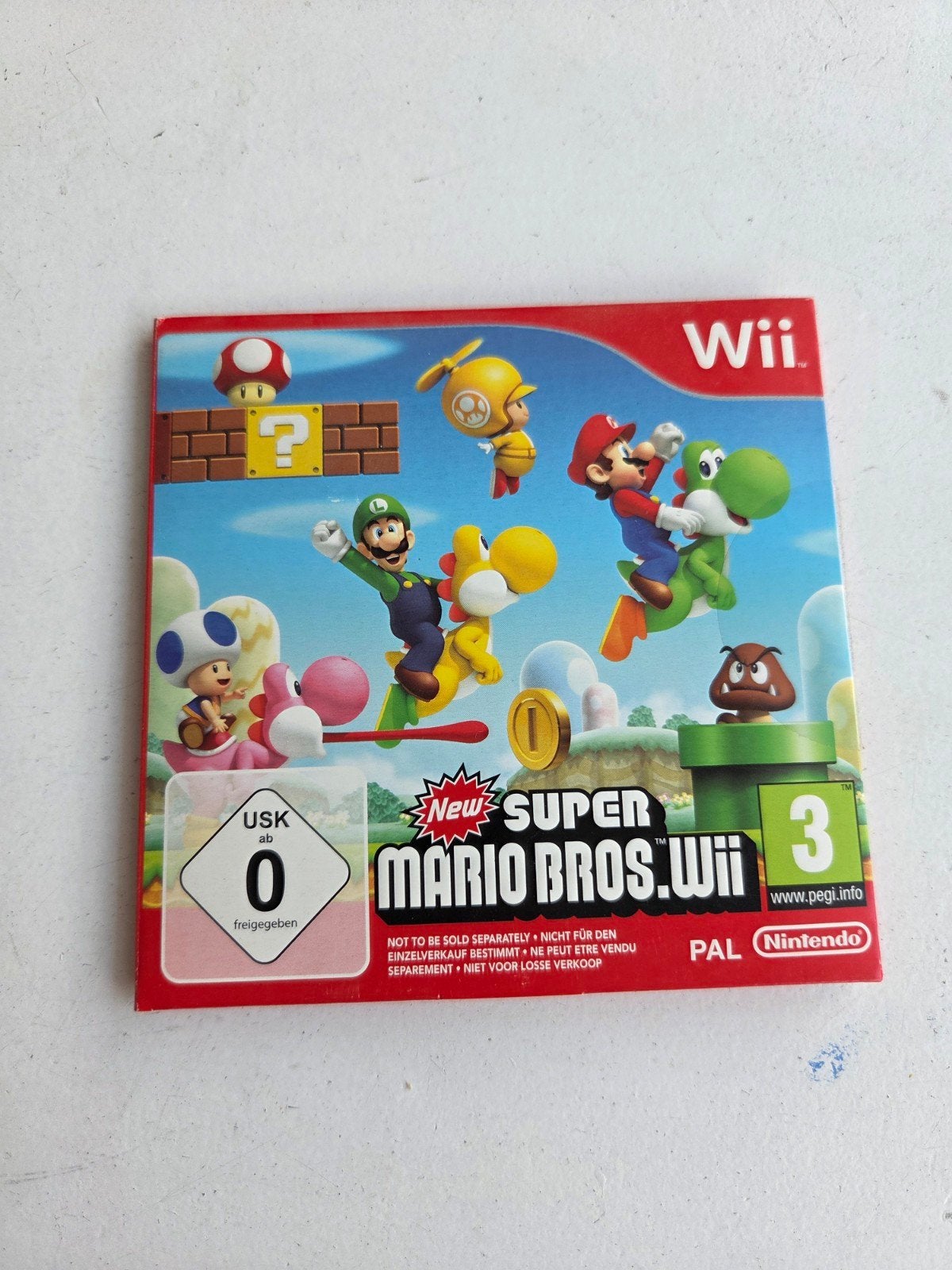 Wii - Super mario bros., Gebruikt, Ophalen of Verzenden, Platform, 3 spelers of meer