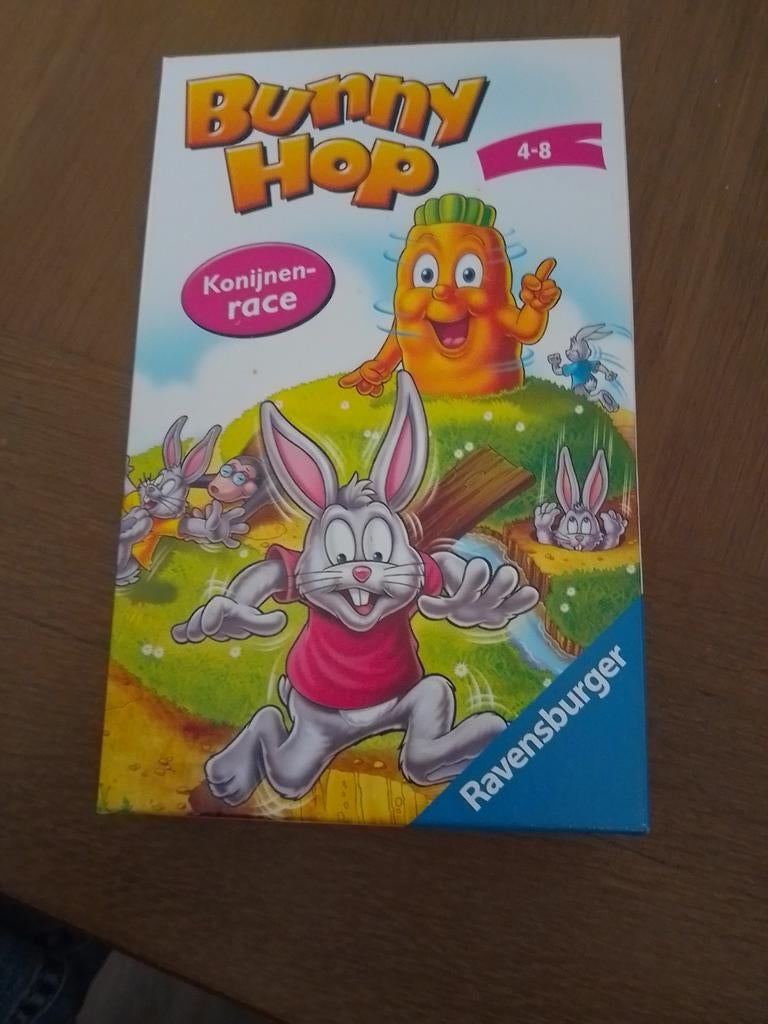 Bunny Hop konijnenrace spel zo goed als nieuw Ravensburger, Een of twee spelers, Ophalen of Verzenden, Zo goed als nieuw, Ravensburger