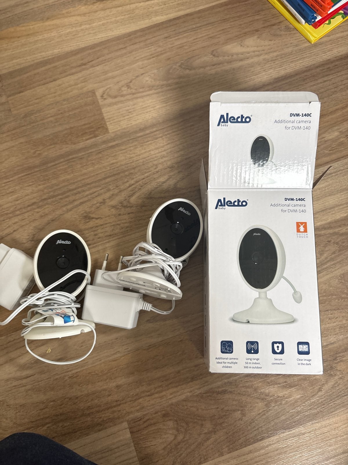 Alecto DVM-140C Babyfoon Camera (2 stuks), Ophalen of Verzenden, Gebruikt, 250 meter of meer, Camera