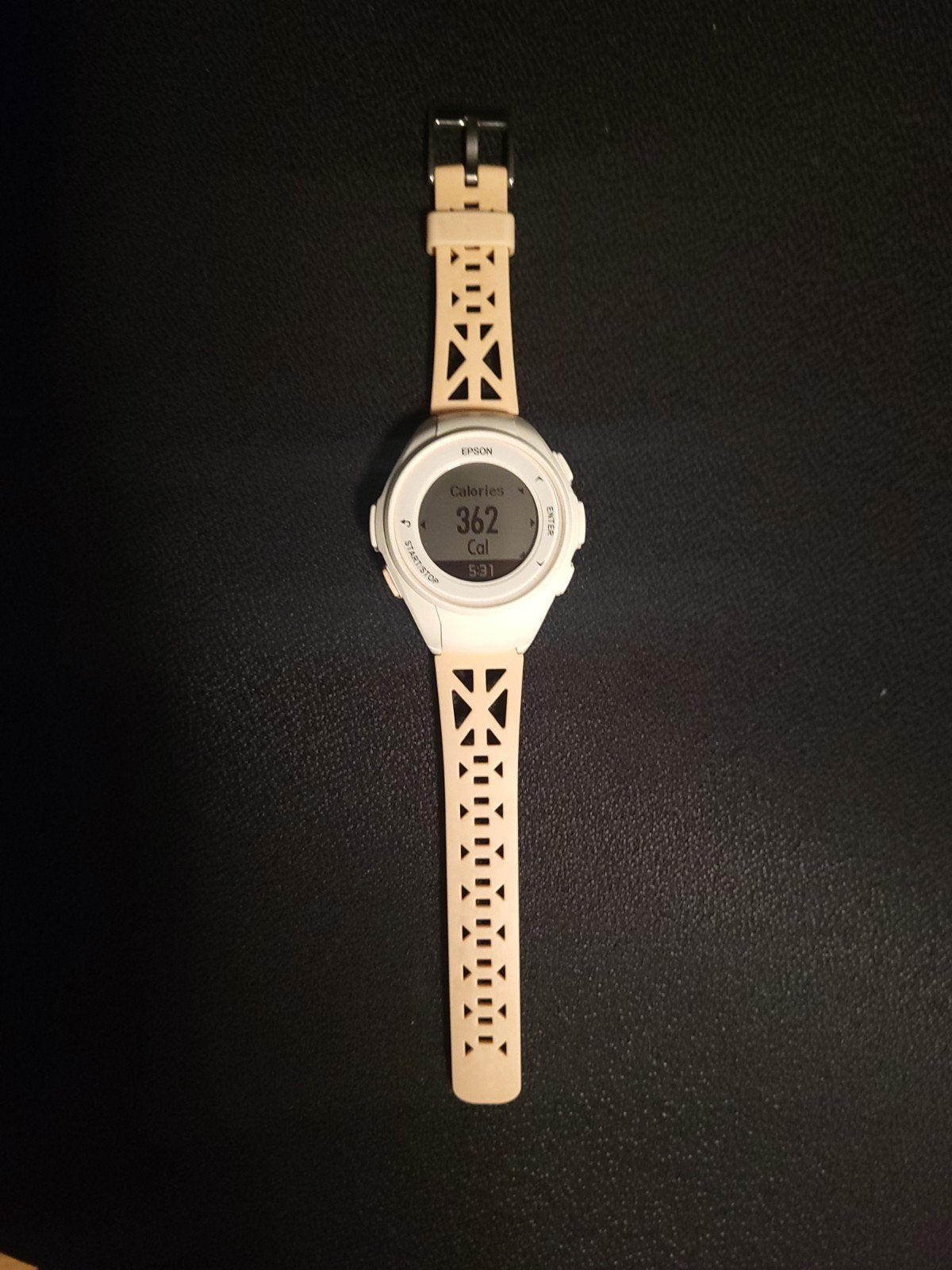 Epson GPS Horloge - Ideaal voor hardlopen en fitness, Gebruikt, Wit, Epson, Ophalen of Verzenden