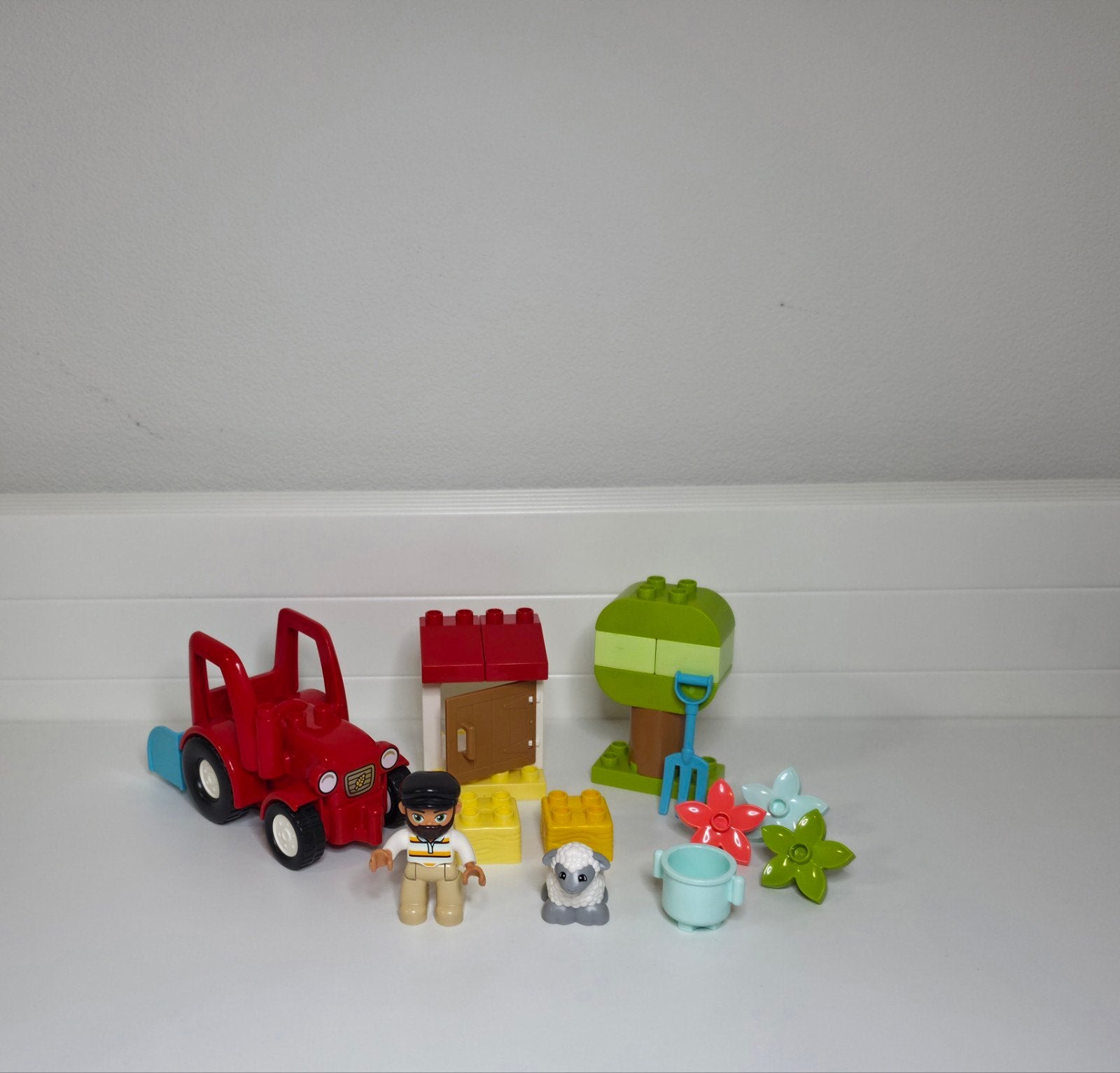 LEGO Duplo Tractor met boer - Set 10950, Ophalen of Verzenden, Zo goed als nieuw, Duplo