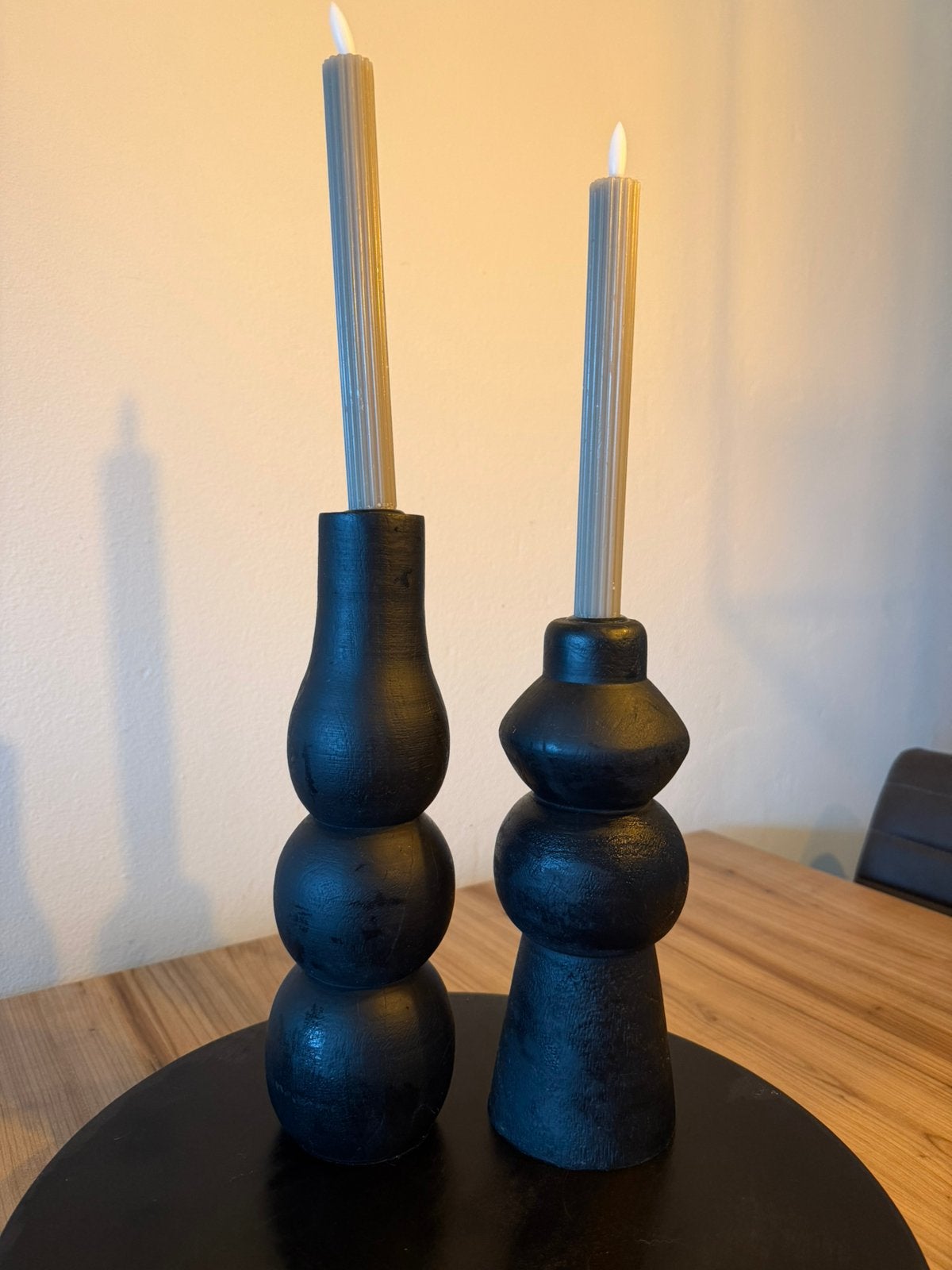 2 kandelaars van PTMD, Ophalen of Verzenden, Zo goed als nieuw, Metaal