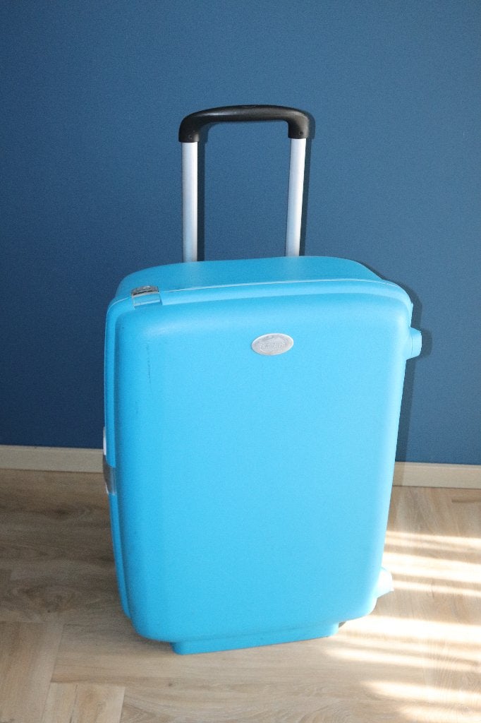 Koffer, Sieraden, Tassen en Uiterlijk, Koffers, Hard kunststof, 45 tot 55 cm, Zo goed als nieuw, 70 cm of meer