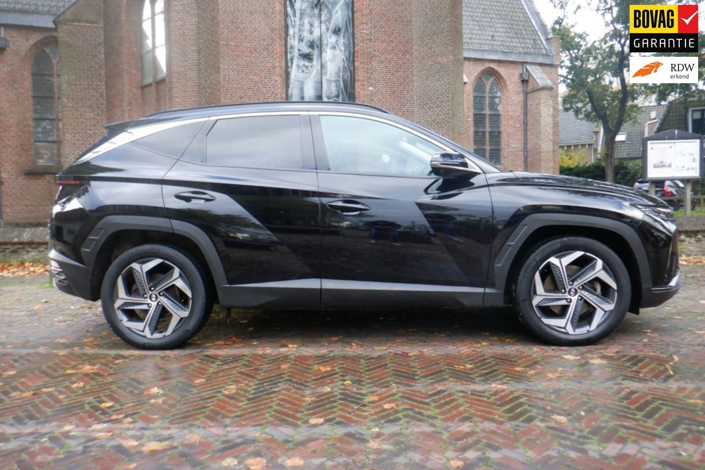 Hyundai TUCSON 1.6 T-GDI HEV i-Motion -PAN.DAK-LEER-STOEL VE, Auto's, Dealer onderhouden, Gebruikt, 4 cilinders, Xenon verlichting