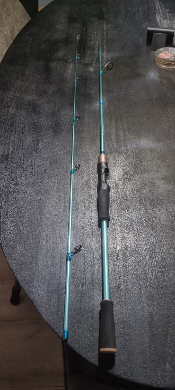 partij spinhengels 210 cm tot 30 gram, Werphengel, Onbekend, Ophalen of Verzenden, Zo goed als nieuw