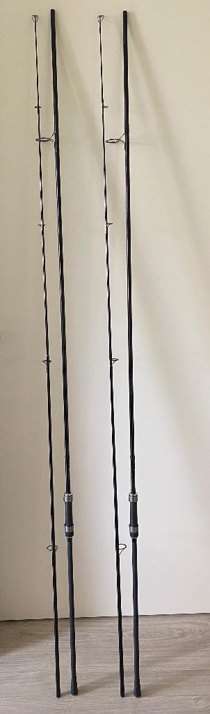 2x Karperhengels JRC RAZOR X - 2,75lb en 3.60m, Ophalen, Zo goed als nieuw, Werphengel